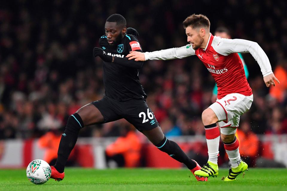  Mathieu Debuchy has been limited to cup appearances at Arsenal