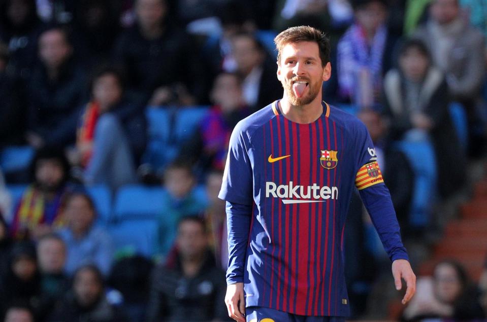  Messi was the subject of abuse from Madrid fans