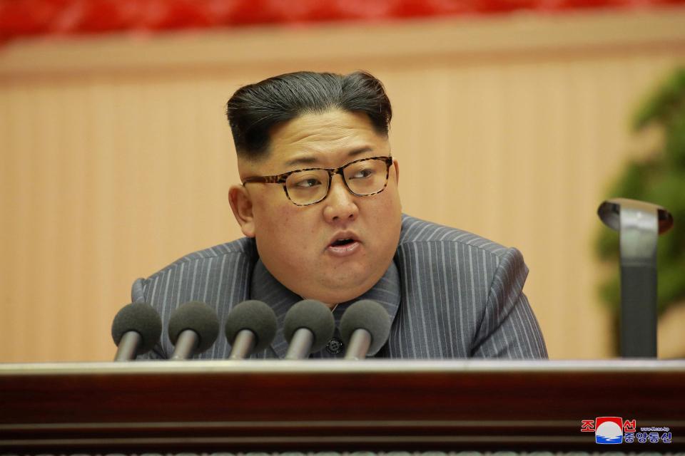  Kim Jong-Un has warned he has a nuclear launch button on his desk