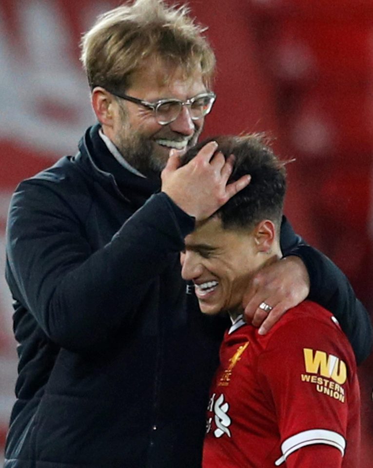  Jurgen Klopp is not planning to replace midfield king Philippe Coutinho any time soon