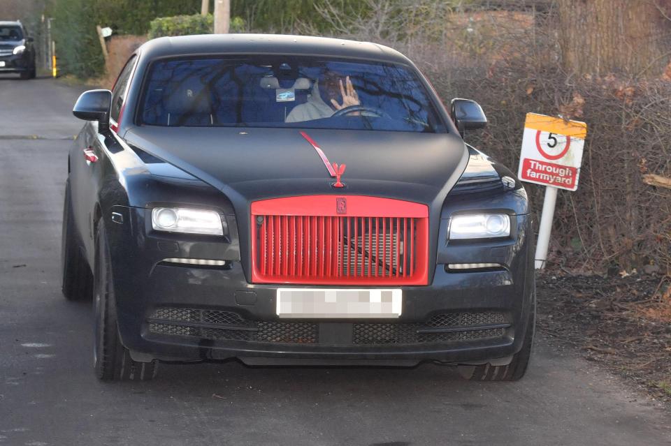  Romelu Lukaku has a custom Rolls-Royce worth £250,000