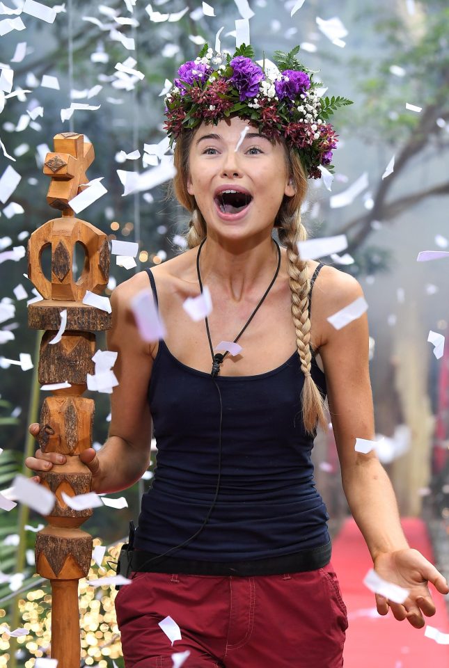  Georgia says life has been 'amazing' since she won I'm A Celeb