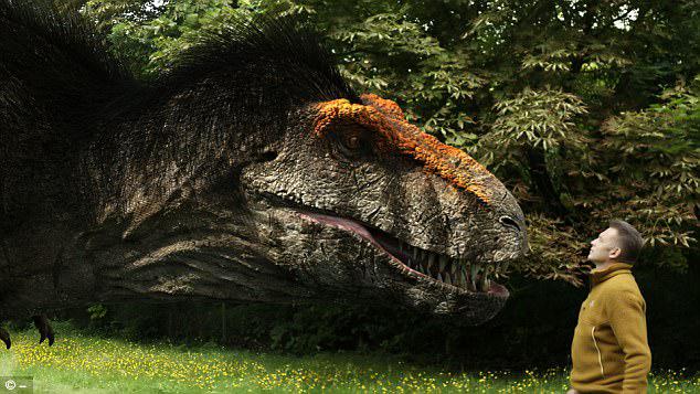  The T-Rex actually had freckles and red eyebrows, according to the a new Chris Packham documentary