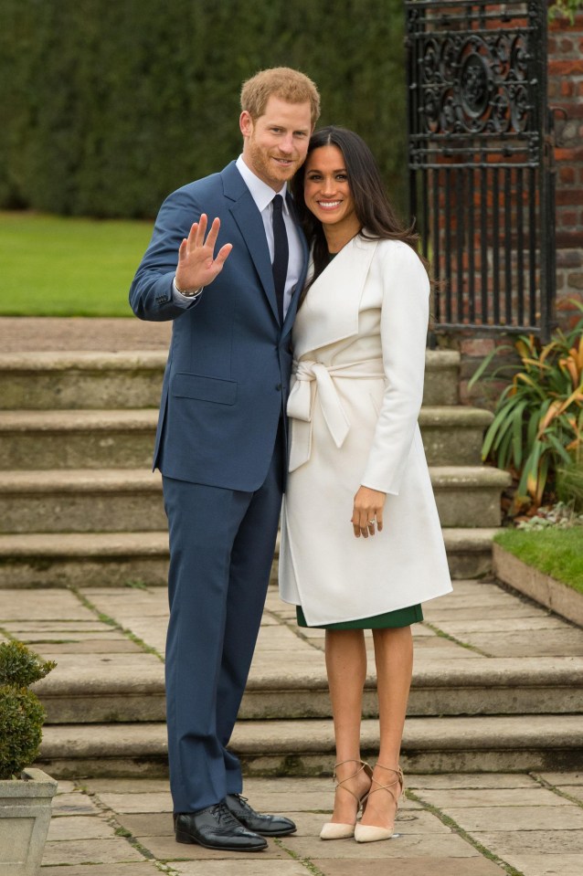 Jessica styled this look for Meghan and Prince Harry’s official engagement photocall