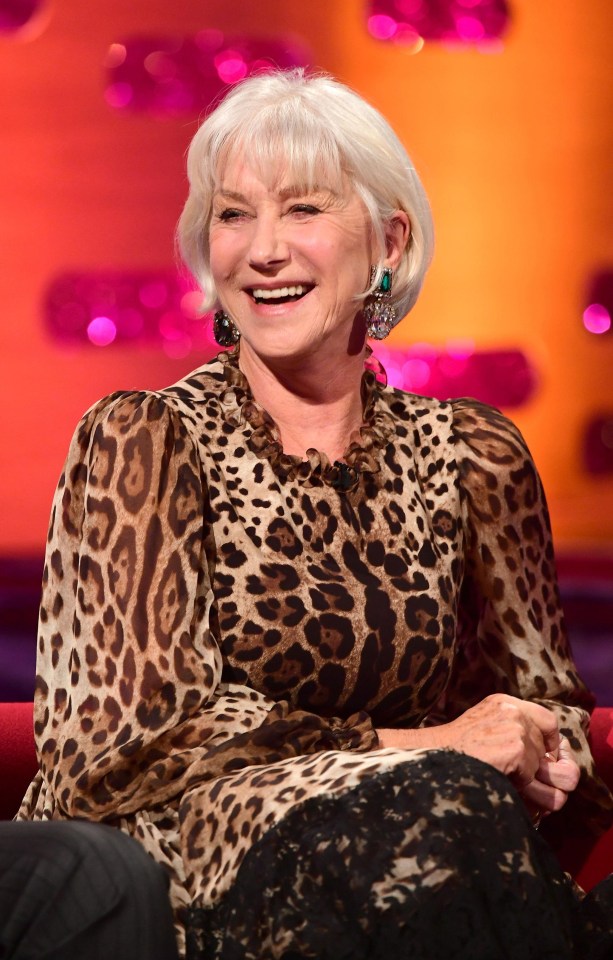 Dame Helen on The Graham Norton Show recently