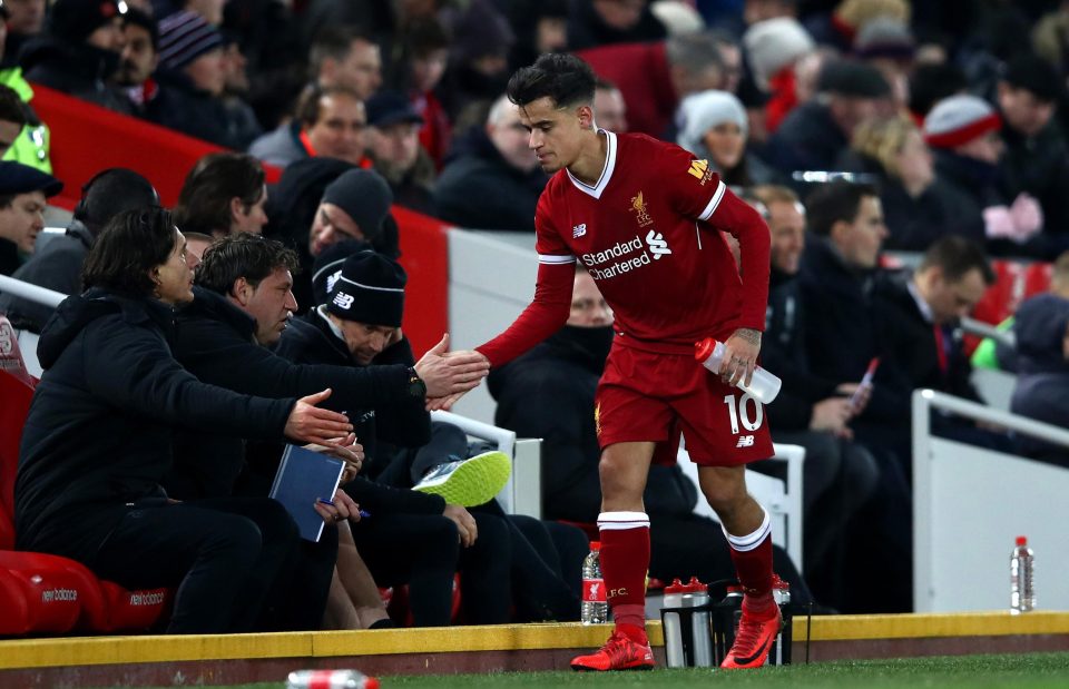  Philippe Coutinho could be saying goodbye to his Liverpool team-mates this transfer window