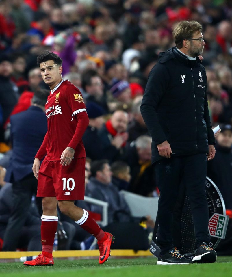  Philippe Coutinho could be on his way out of Liverpool