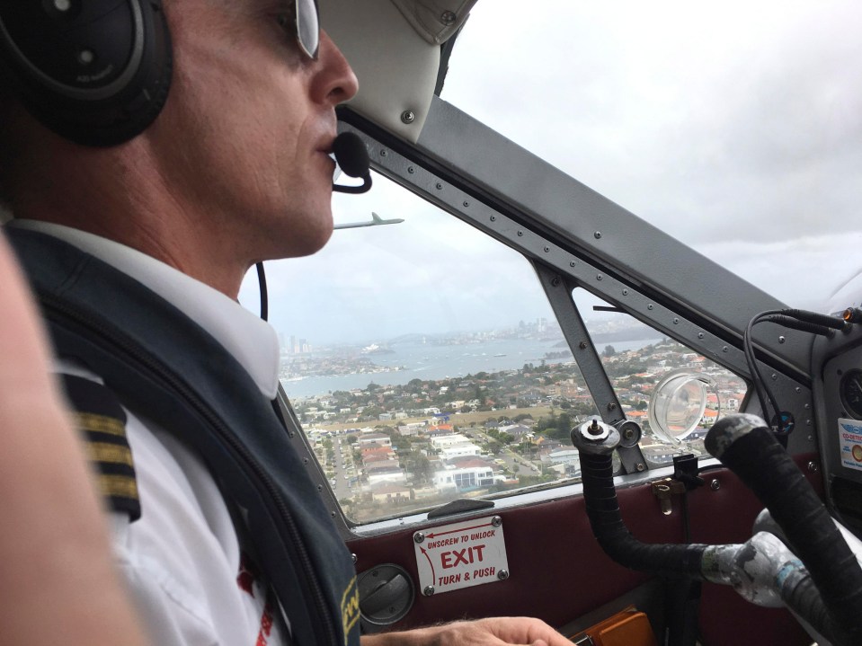 One of the last photographs taken of pilot Gareth before his tragic death