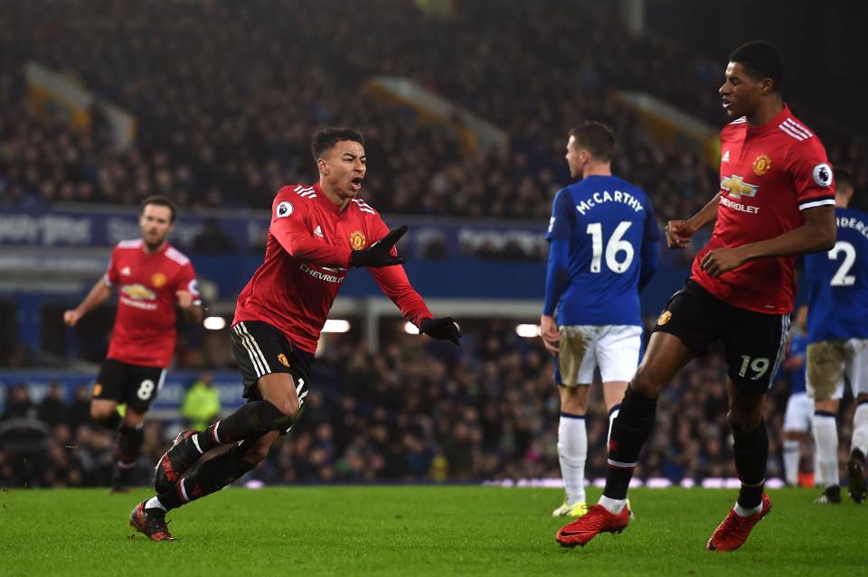  Jesse Lingard has started just nine Premier League games this campaign under Jose Mourinho