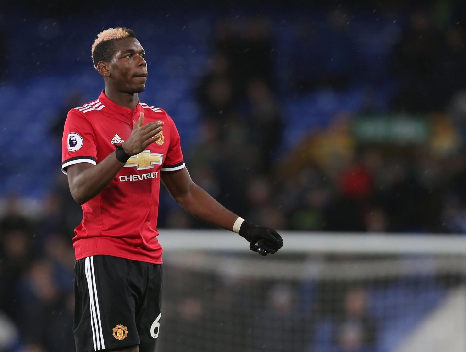 Paul Pogba hit form in the 2-0 win over Everton