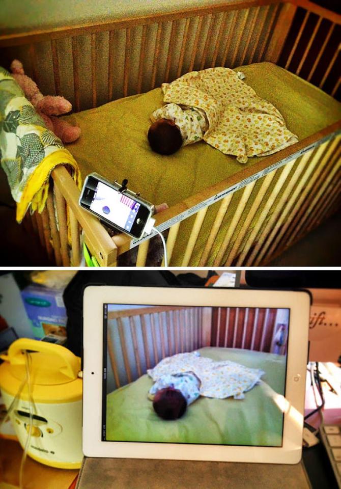  Who needs a baby monitor with this iPhone and iPad idea