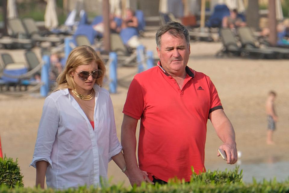  Richard Keys sent a series of emotional texts to his estranged wife just days before being snapped hand in hand with his 30-year-old lover