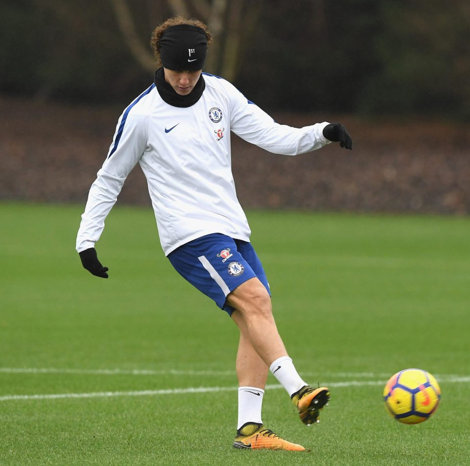  Defender Luiz has only recently returned to training after a knee injury