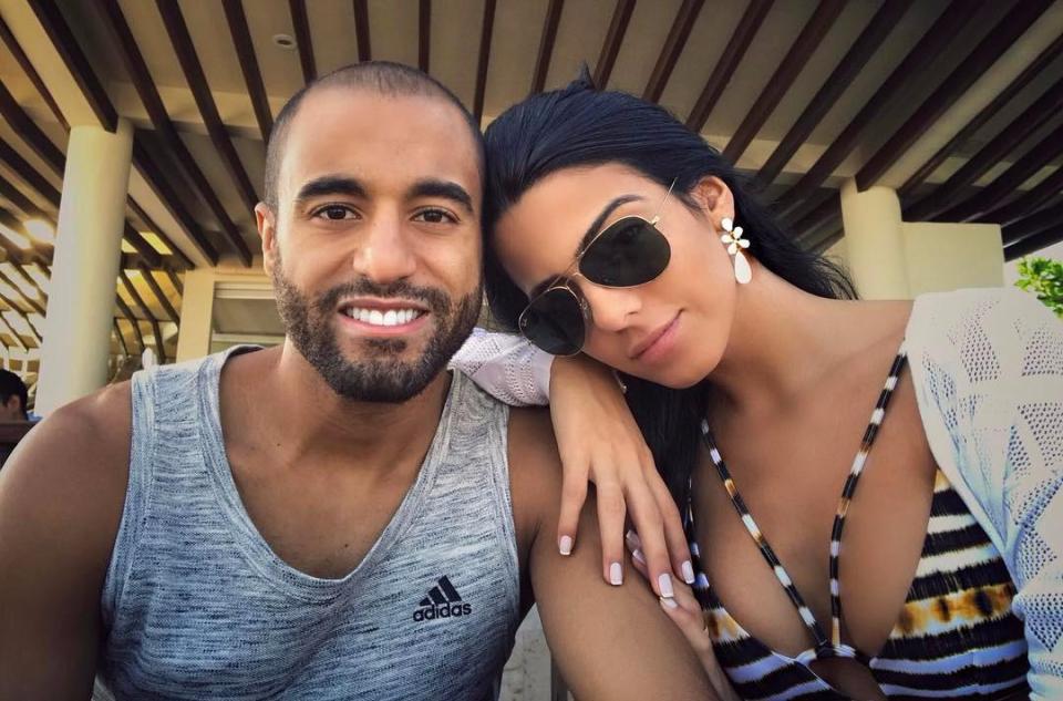  Lucas' partner Larissa Saad was put off a move to Manchester by the weather