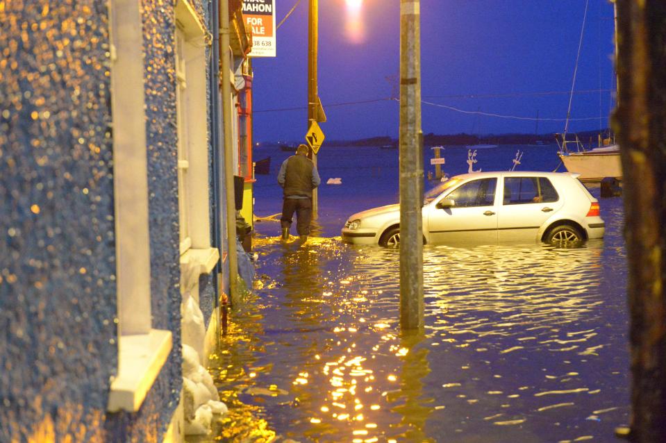  Storm Eleanor also brought floods to Kinvarra in Galway