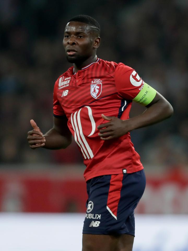  Lille's French defender Ibrahim Amadou could be set to join Crystal Palace