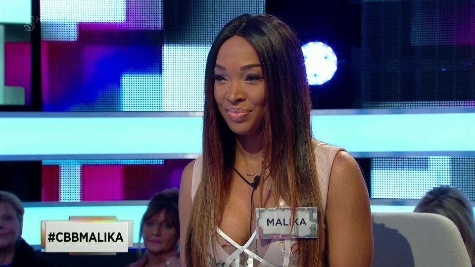  Malika Haqq was the second star to enter the house