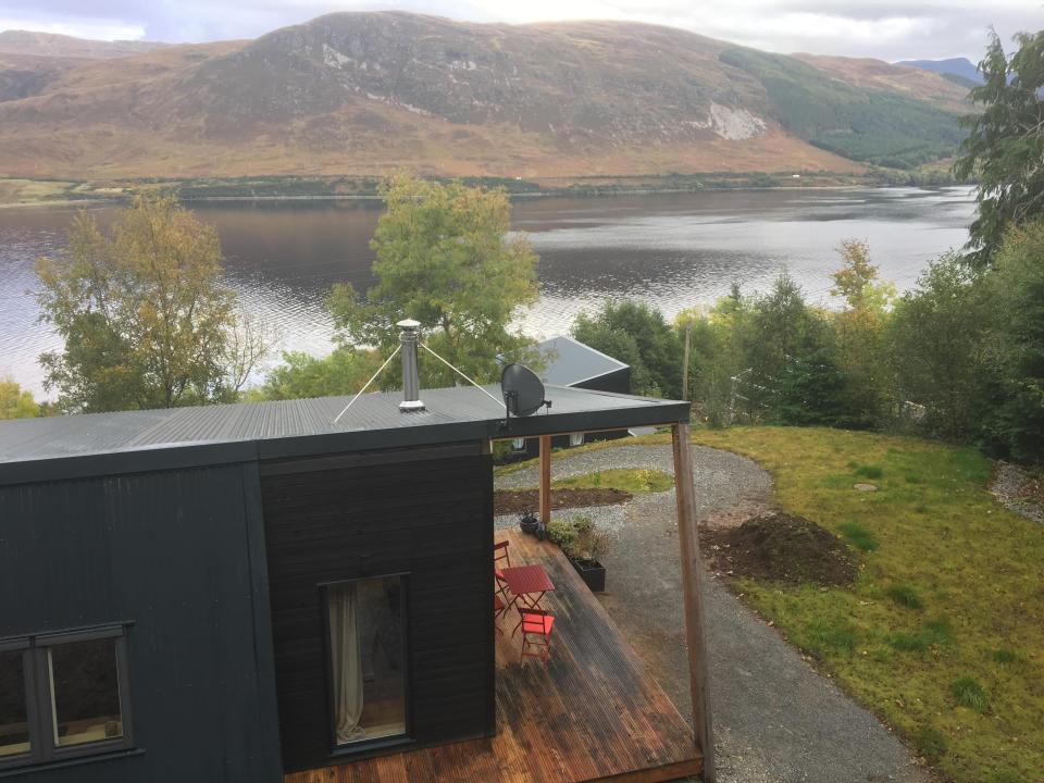  Studio Hoose above Lock Broom in the Scottish Highlands sleeps four