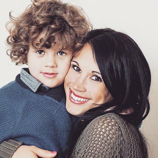  Mum-of-two Sarah, pictured with son Josiah, said people in Tescos, mums and dads on the school run, and retirees are all eager to tell her she looks like Meghan