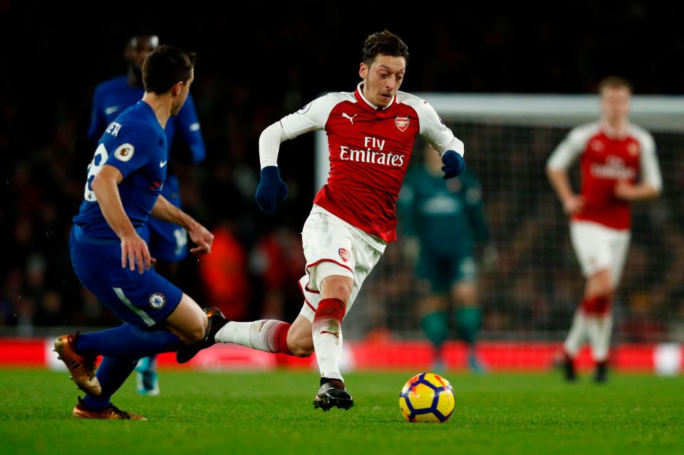  Mesut Ozil could be back in action for Arsenal on Saturday