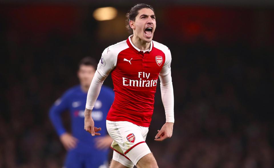  Is Arsenal star Hector Bellerin trying to brush up on a new potential team-mate?