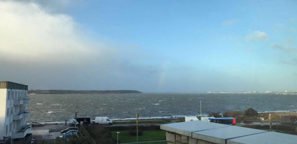  After the storm this week nearby properties now have uninterrupted views of the harbour