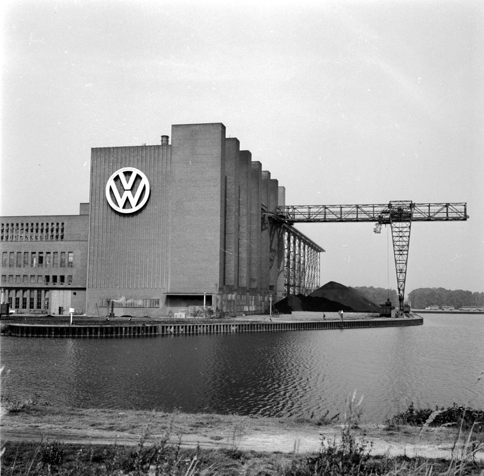  An early picture of the factory after it was rebuilt by the British army