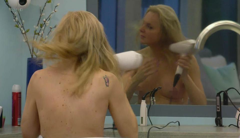  Viewers were confused by the shots of India topless in the Celebrity Big Brother house