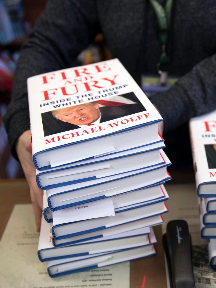 Fire and Fury quickly catapulted to the top of Amazon's best sellers list