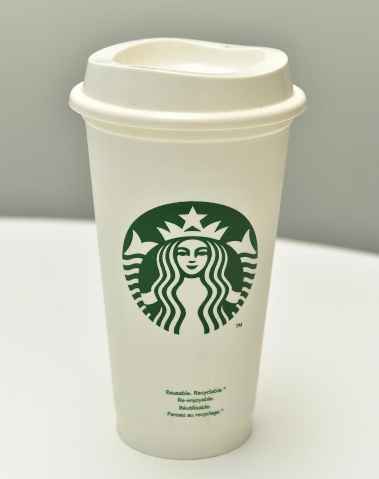  The Starbucks reusable travel cup scores a creditable 16