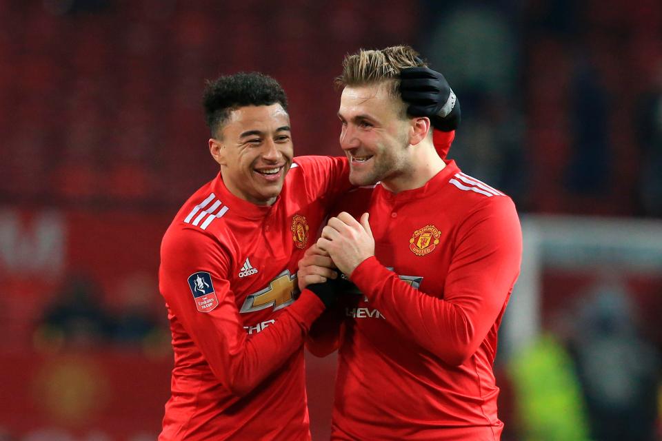  Shaw is thought to be in a much better frame of mind and is enjoying himself at Old Trafford