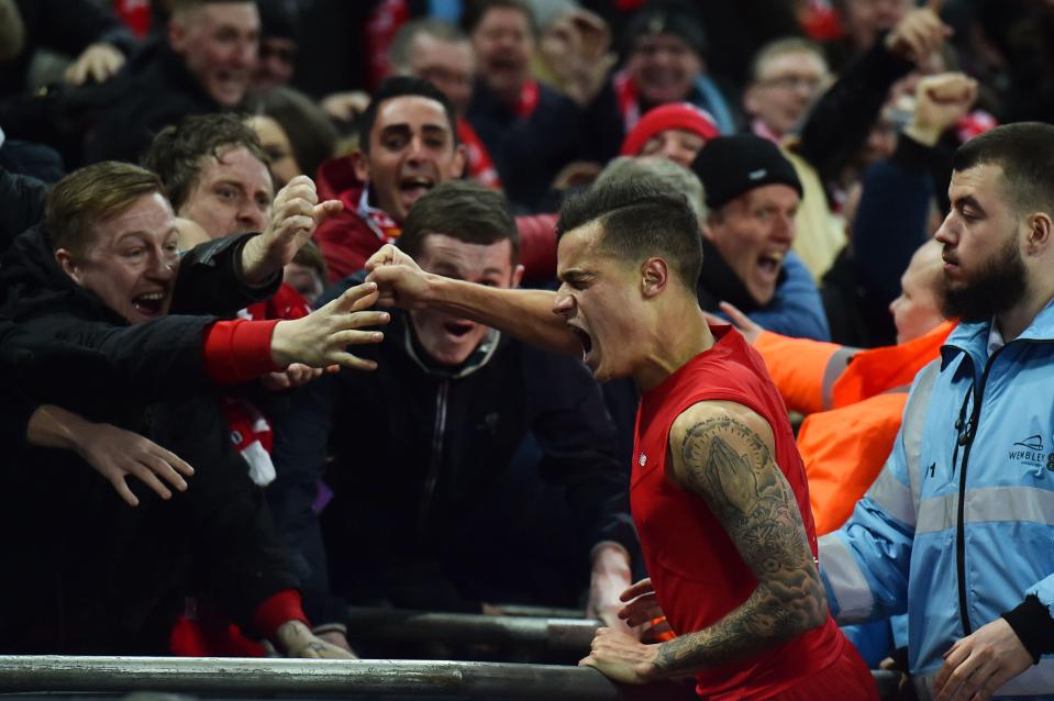  Philippe Coutinho is a favourite with the Anfield crowd but is quitting to join Barca