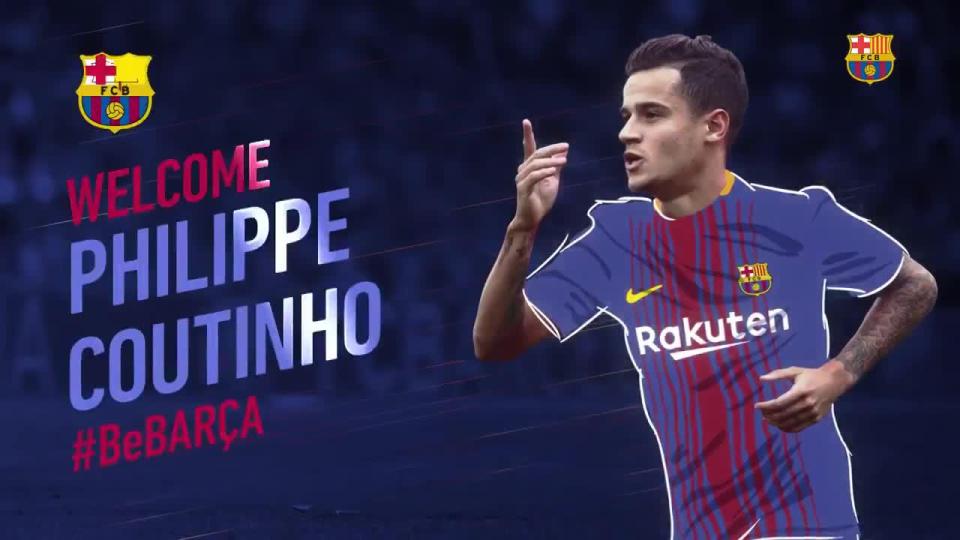  Philippe Coutinho is a Barcelona player after the Catalans agreed a deal with Liverpool