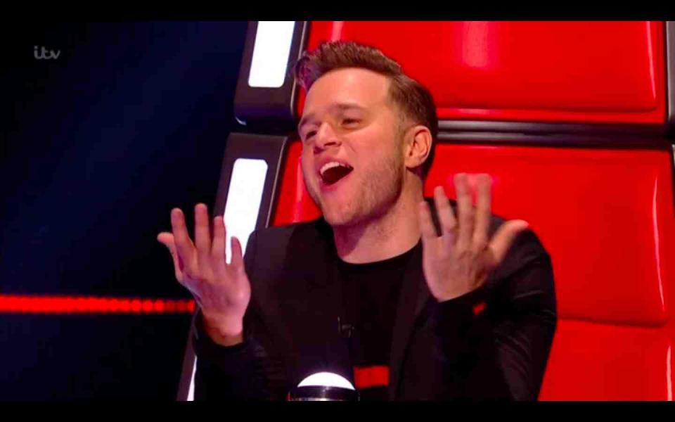  Another woman caught Olly Murs' eye on the most recent episode of The Voice