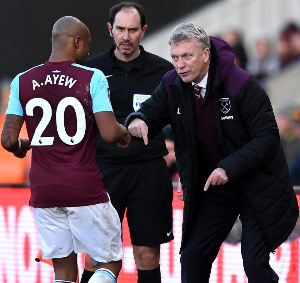  Ayew would not appear in be in David Moyes' long term plans