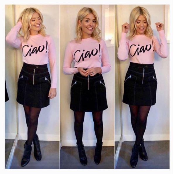  Holly Willoughby ensured her first This Morning of 2018 got off to a chic start