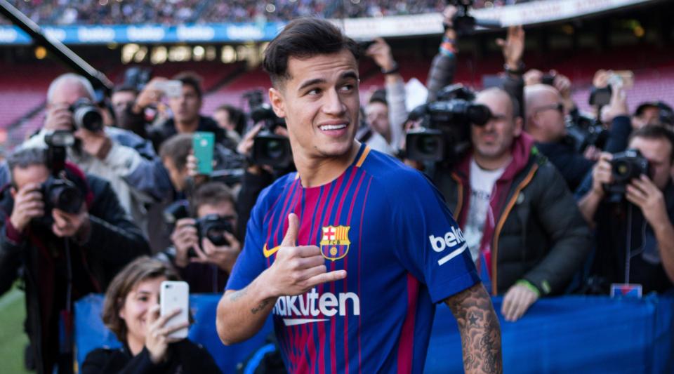  Coutinho has joined Barcelona for a staggering £145million