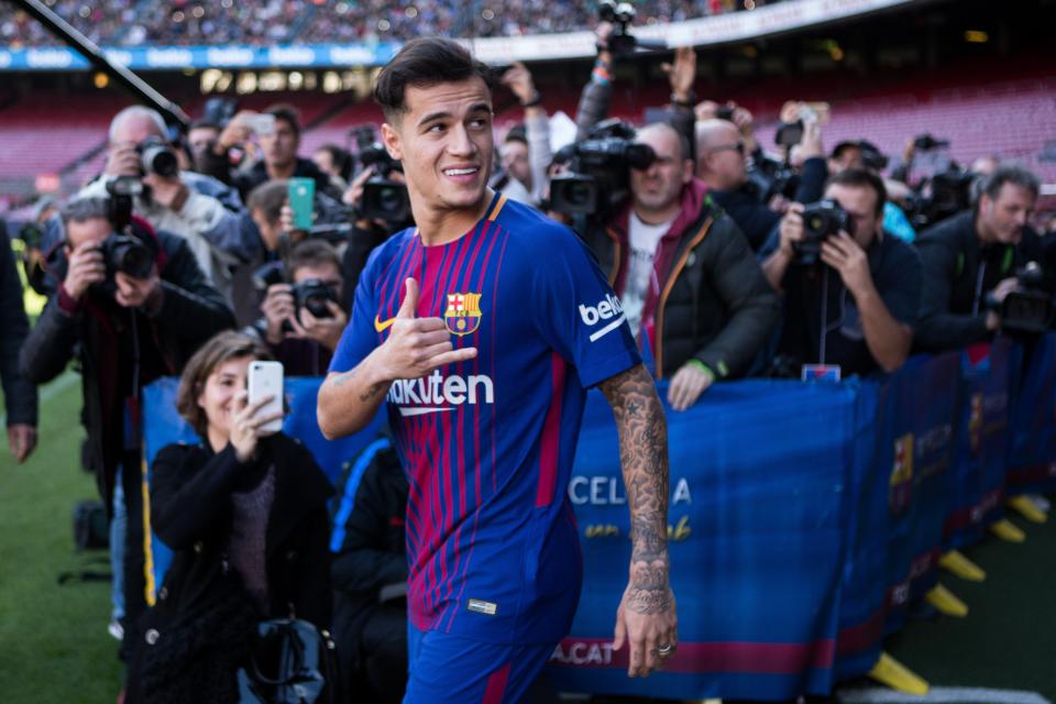  Philippe Coutinho arrived at Barcelona in a £145m move from Liverpool