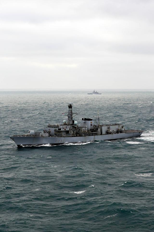  The vessel kept track of two Steregushchiy-class frigates Soobrazitelny and Boiky