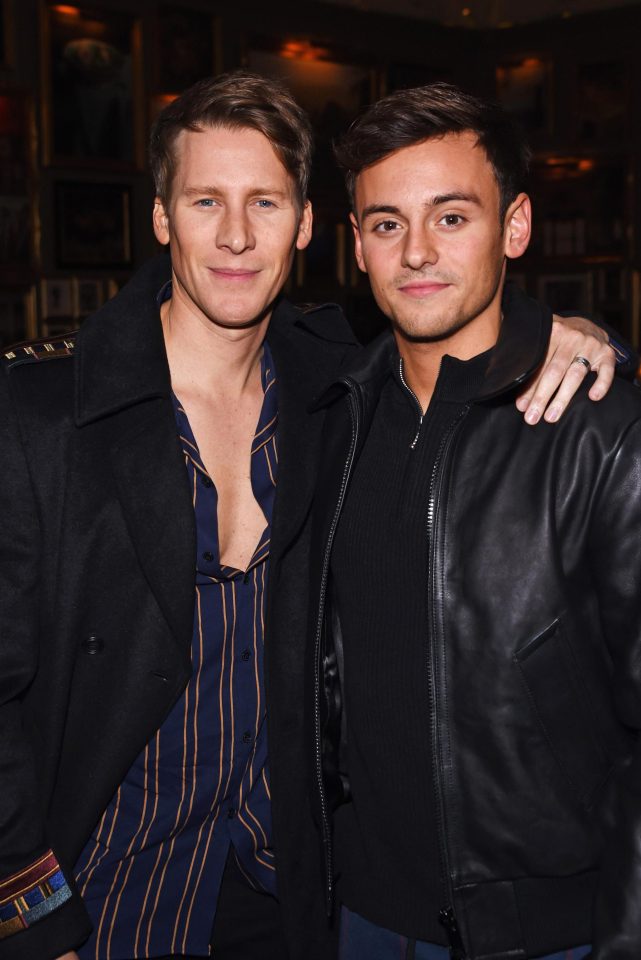  Tom with husband Dustin Lance Black