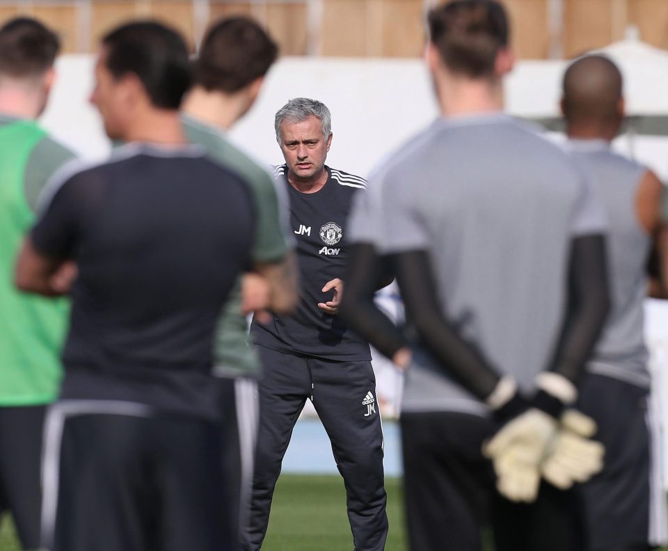  Jose Mourinho and his United squad have just returned from a week training in Dubai