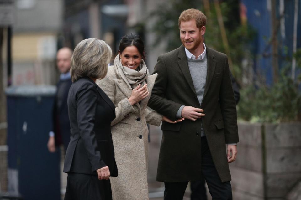  The couple appeared as loved-up as ever as they arrived