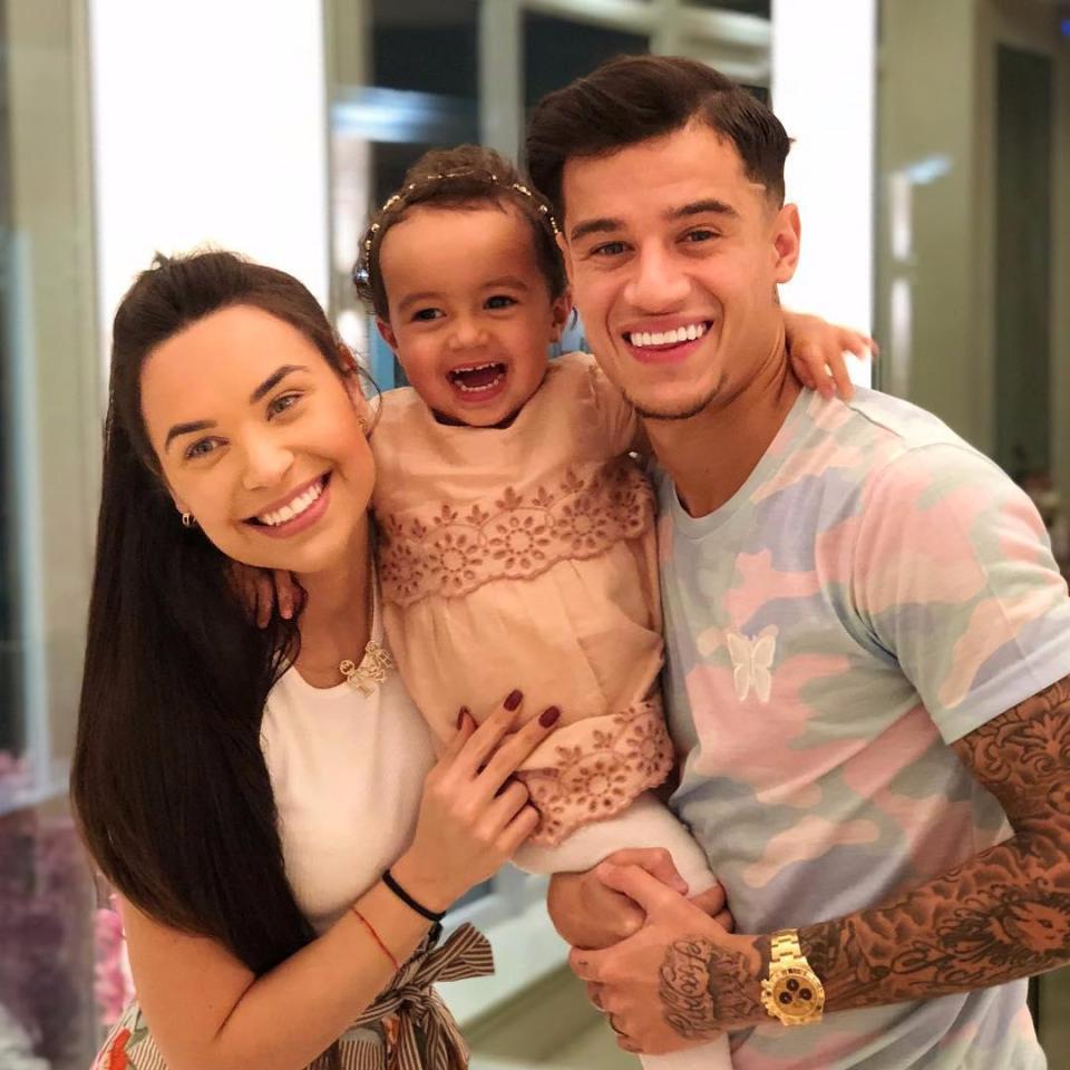  Coutinho's wife Aine also has a tattoo of Minnie Mouse