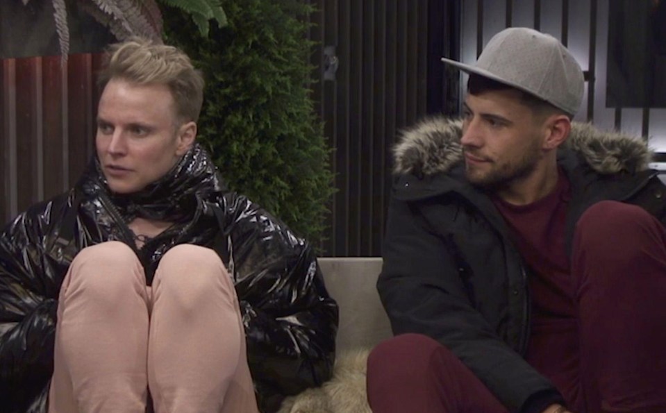 Andy and Courtney in the CBB house