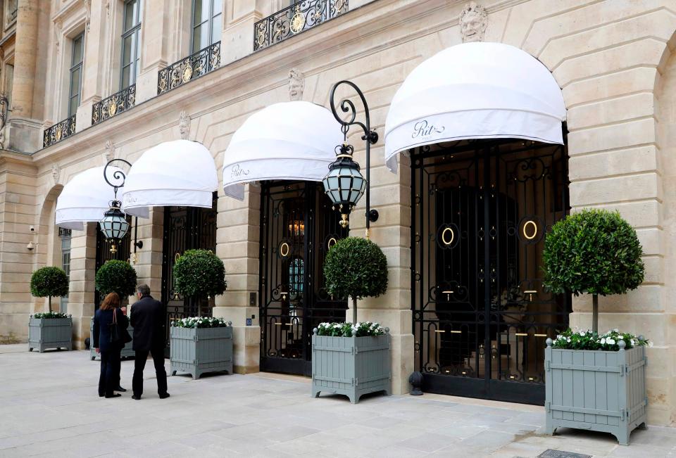  The luxury hotel is in the centre of Paris