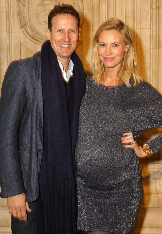  The 41-year-old, here with his wife Zoe Hobbs, revealed Zoe was upset for him