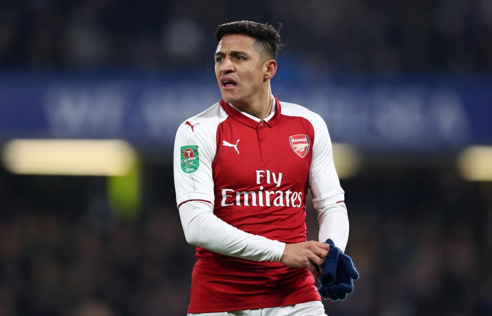  Alexis Sanchez's contract runs out this summer