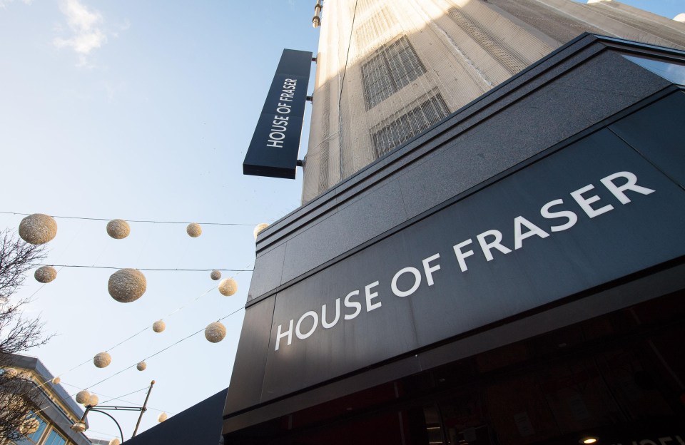 Struggling House of Fraser plots a sell-off of failing stores after a disappointing Christmas