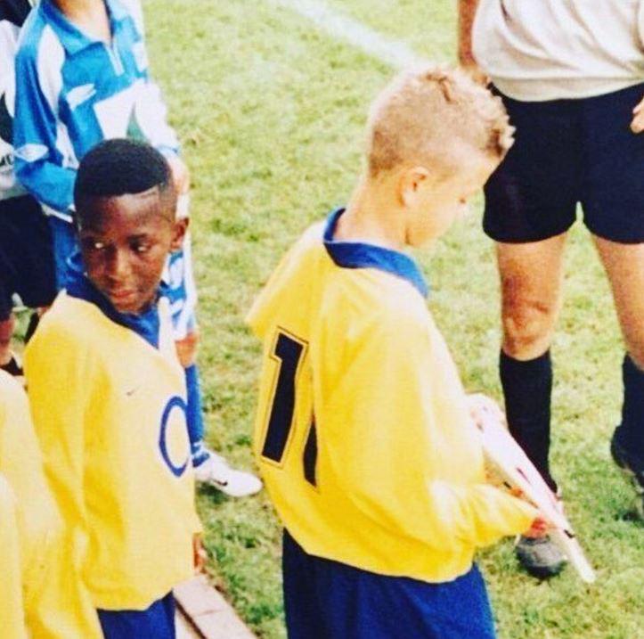  Jack Wilshere and Benik Afobe go back a long way