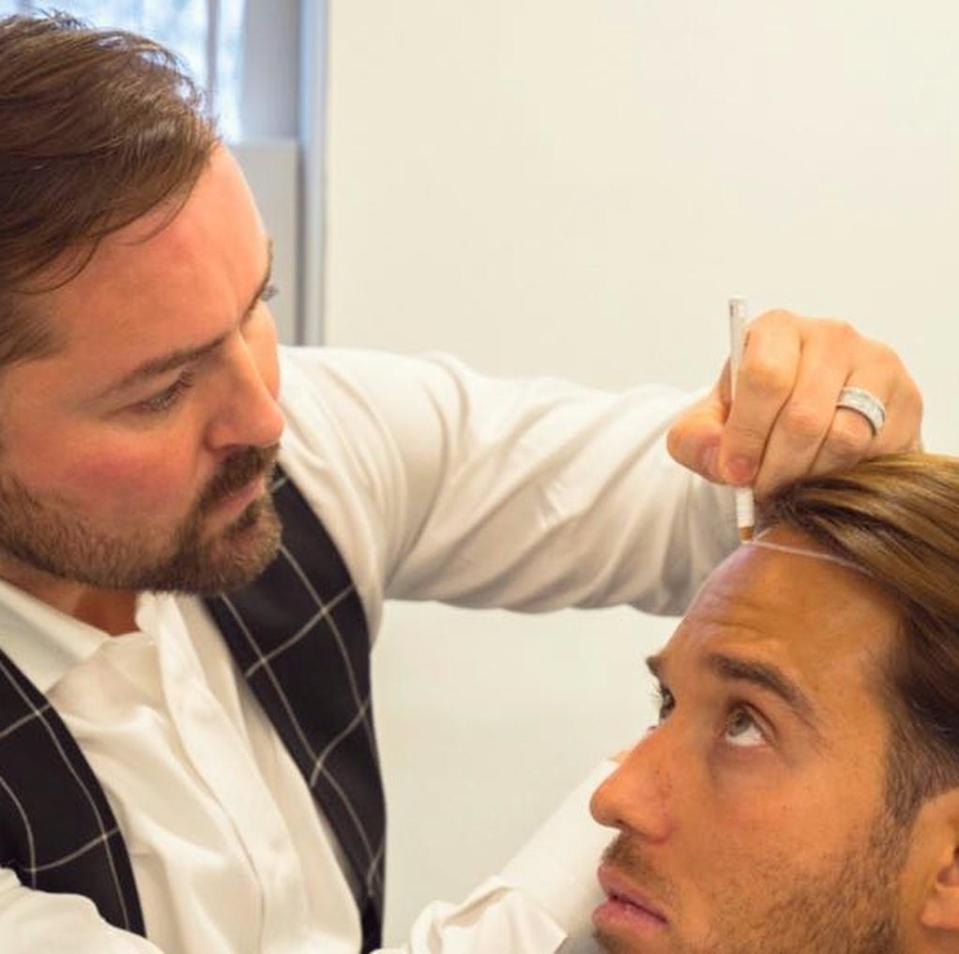  The Towie star shared the pictures on his Instagram on Thursday night